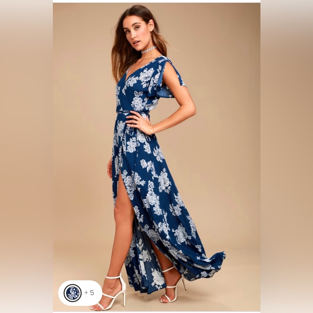 Mix wrap dress